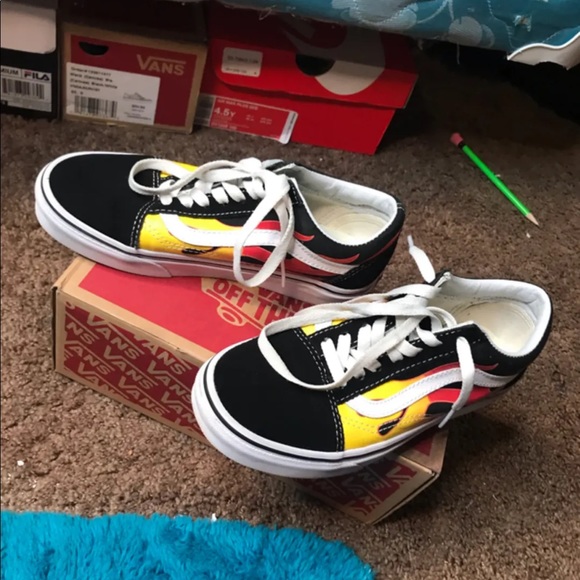 fire vans low top